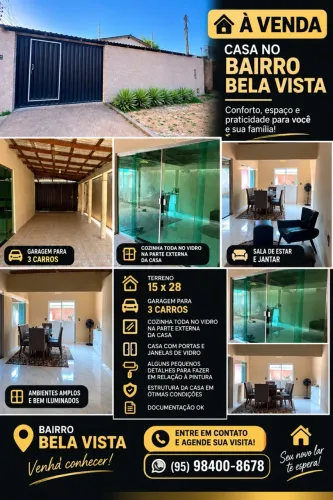 Casa a venda bairro bela vista