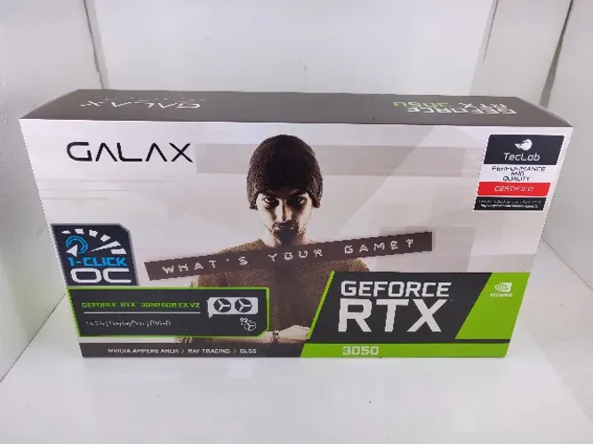 Caixa Vazia Placa de Video Galax RTX 3050 6GB EX V2