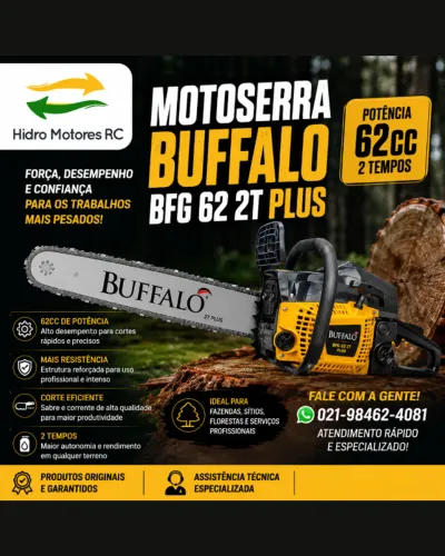 Motosserra Buffalo 62 plus