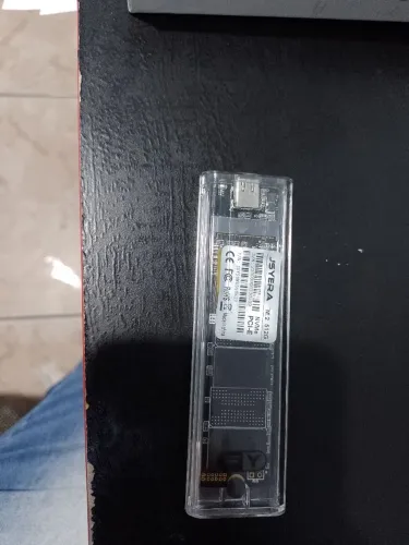 Ssd M.2 Nvme 512 G, leitura: 7000MBs gravação: 3900MBs, com Case para uso Externo.
