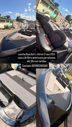 Lancha Bass Bolt z-nitron 17 pés  