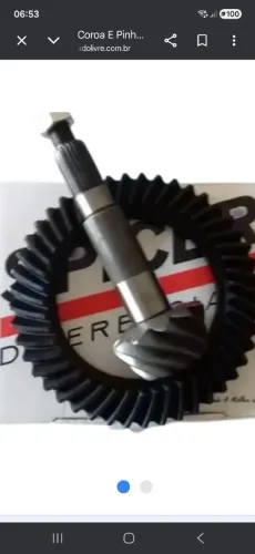 Coroa e pinhão Dana Albarus Spicer 9X43 p/ GM S-10 / Ford F1000