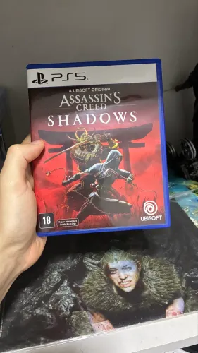 Assassins creed shadows+ steelbook com case de proteção