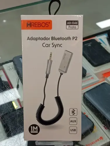 ADAPTADOR BLUETOOTH P2 PARA CARRO HREBOS