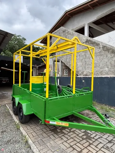 Carreta para Tambores entulho