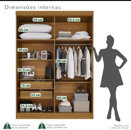 Guarda Roupa solteiro