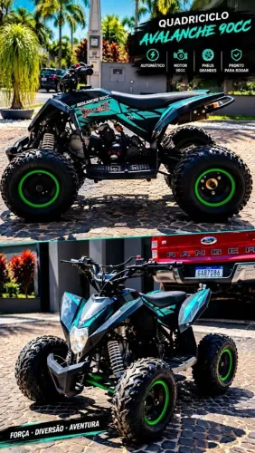 Quadriciclo infantil 90cc