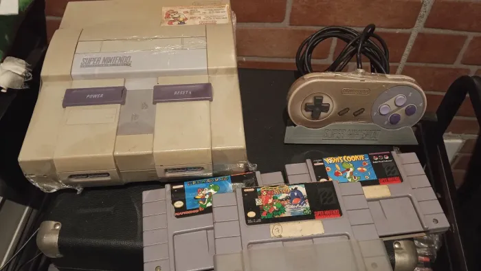Super Nintendo 3 Jogos controle raro 