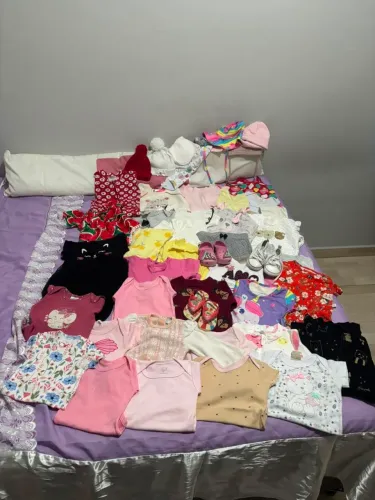 Roupas 50 itens feminino Roupas RN, P E M