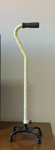 BENGALA DECORADA COM 4 PÉS