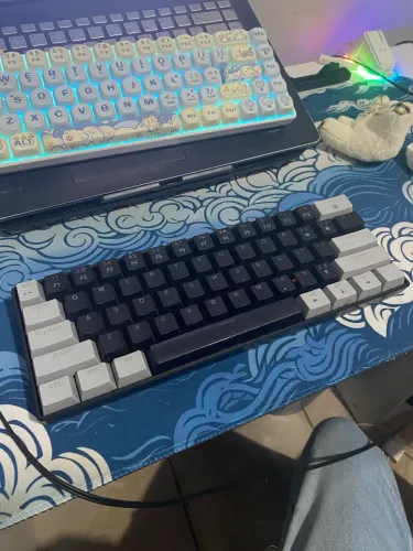 Teclado Mecânico Switch Azul - Vendo e Troco