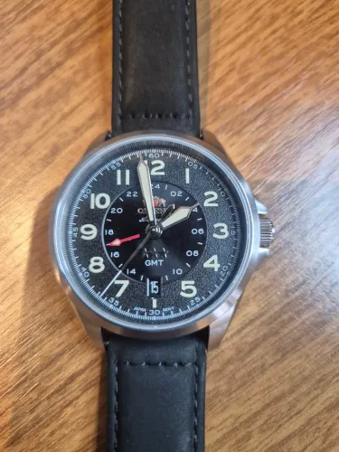 Relógio Orient 3 estrelas GMT