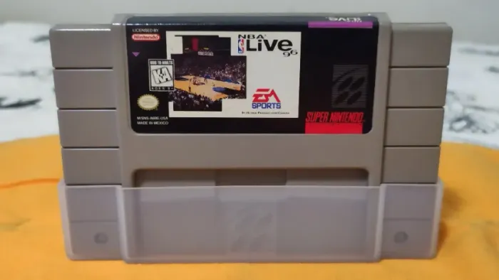 Jogo Cartucho NBA Live 96 Basquete Super Nintendo SNES Original