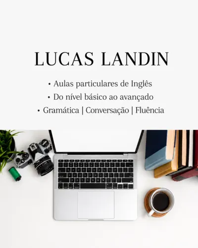 Aulas de Inglês On-line - 50,00 hora/aula