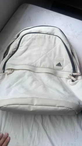 Mochila Adidas  classic V off White  original 