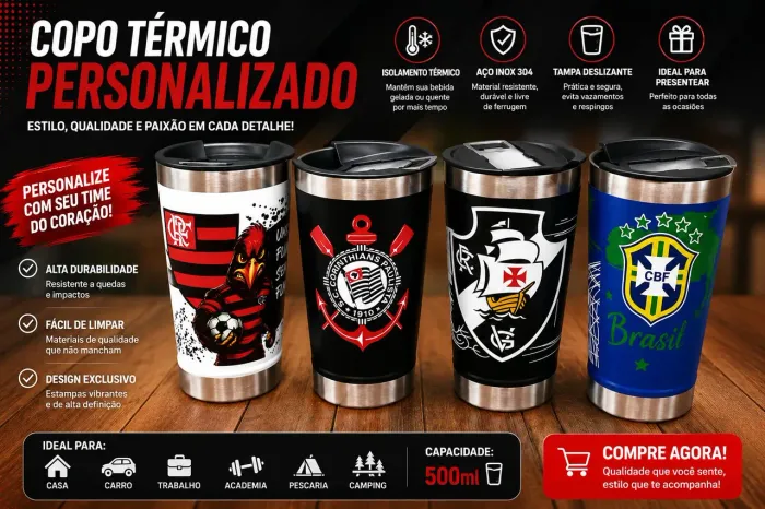 Copo térmico personalizado