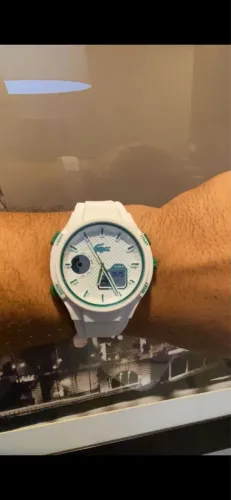 RELÓGIO DE PULSO EM SILICONE BRANCO 