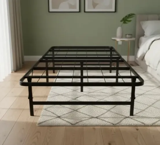 cama dobrável aço hasigo base box solteiro