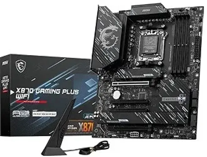 Placa-mãe MSI X870 Gaming Plus WiFi - Nova - AM5 DDR5