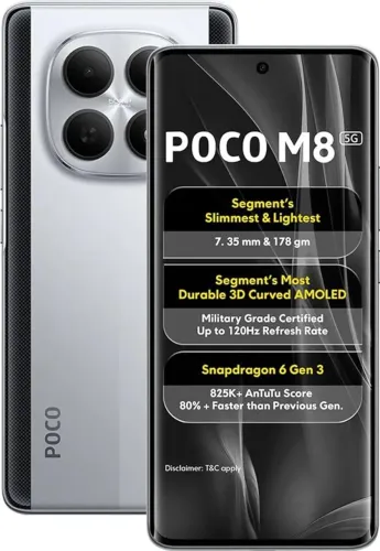 Poco M8 5G NFC 512/8GB Novo Lacrado Loja Fisica 