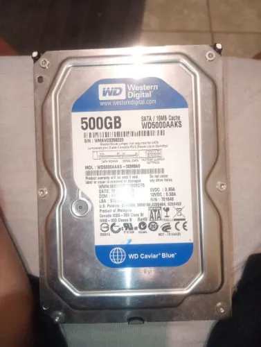 HD Western Digital 500GB SATA