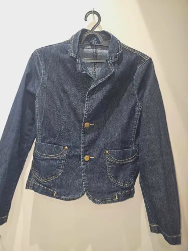 Jaqueta Jeans Feminina Sawary P 84% Algodão