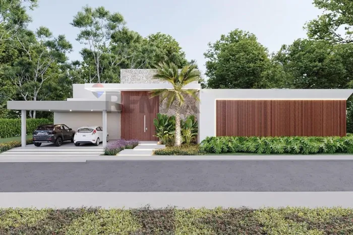 Casa Moderna em Condomínio: Conforto e Natureza