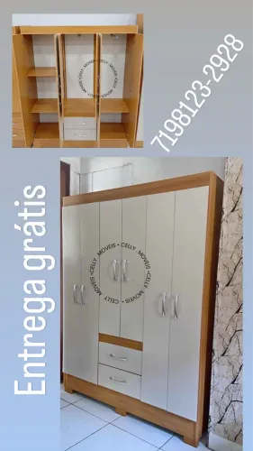 Guarda-roupa com entrega grátis pagamento na hora