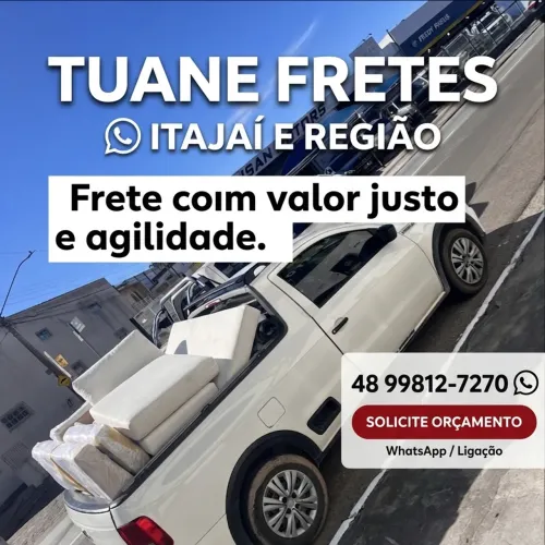 Frete carreto Itajaí e região