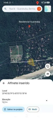 Terreno à venda, 373 m² por R$ 213.000,00 - Guaratuba II - Bertioga/SP