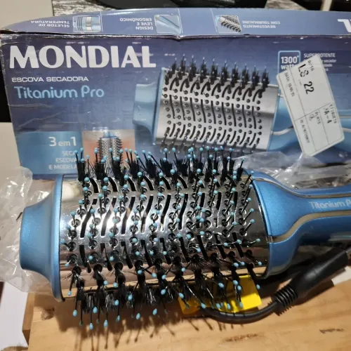 Secadora Mondial Titanium Pro 1300w bivolt Esatdo de nova