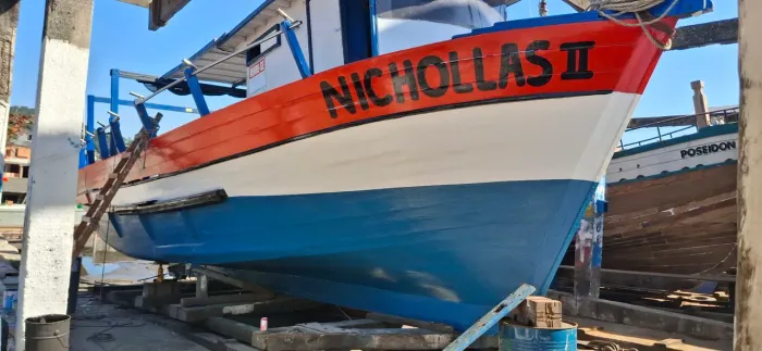 Traineira barco de pesca ótimo estado