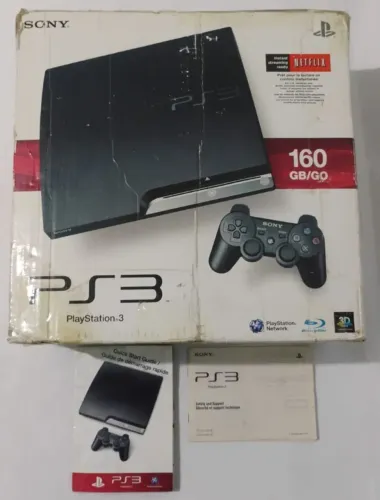 Caixa original PS3 Slim