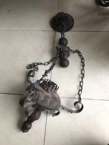 Abajur retrô.