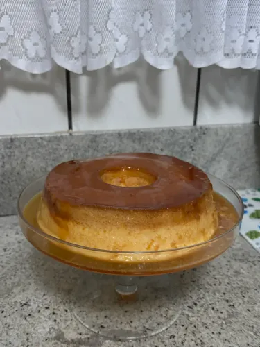 Delicioso pudim caseiro 