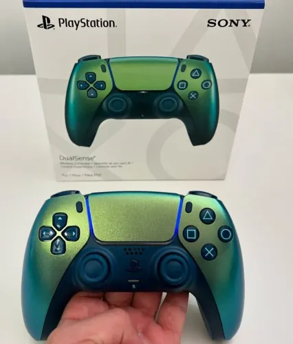 Controle PS5 Verde Chroma Playstation 5 DualSense Sony Original Importado Novo Lacrado