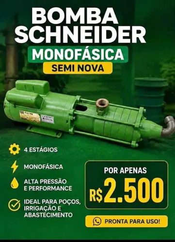BOMBA SCHNEIDER 4 ESTÁGIOS WEG/ SCHNEIDER