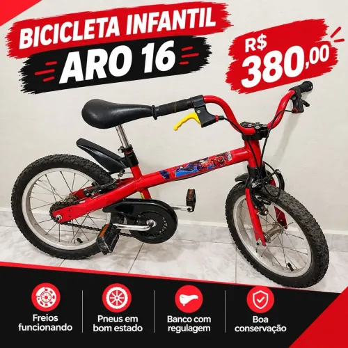 Bicicleta Aro 16 (Estado de Nova)