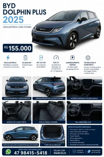 BYD Dolphin Plus (Elétrico) 2025
