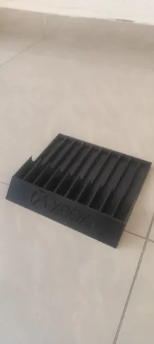 Suporte organizar de mídias físicas do Xbox 360 (Preto)