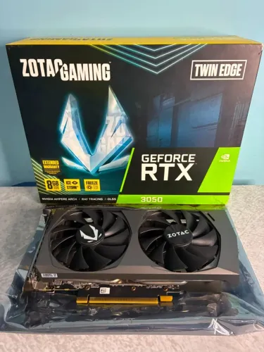 Placa de video RTX 3050 8gb Zotac