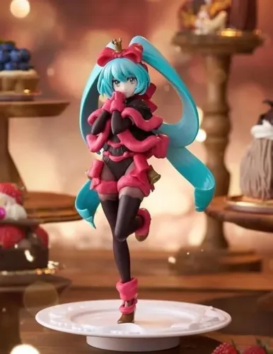 Action Figure FuRyu - Hatsune Miku Noel Raspberry Ver. - Exceed Creative - Sweet Sweets