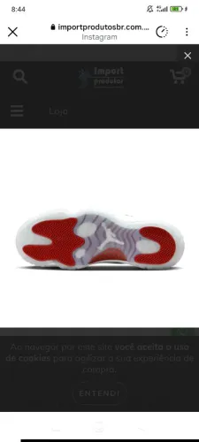 Tênis Nike Air Jordan 11 Varsity Red