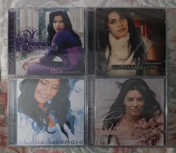 KIT COM 4 CDS EVANGÉLICOS - CELIA SAKAMOTO