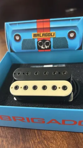 Captador Malagoli  EVO - Ponte (bridge) - Zebra (preto/creme)