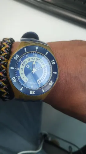 Relógio Swatch fan scuba de mergulho com profundimetro