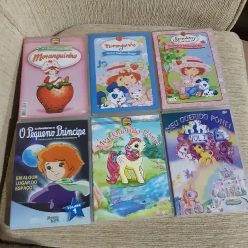 Kit 6 Dvds infantis em ótimo estado - ORIGINAL