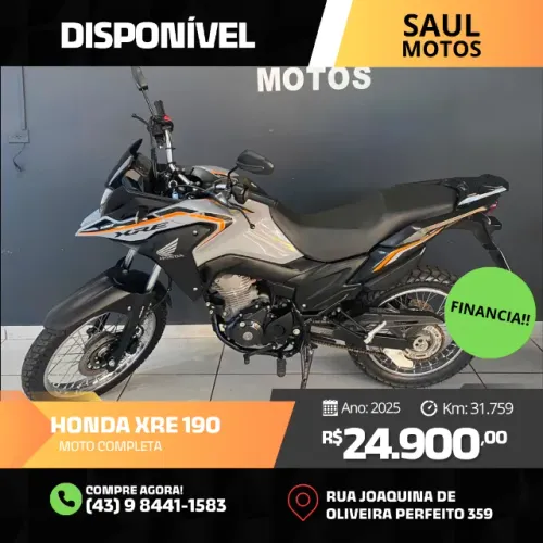 Honda XRE 190 Adventure - 2025