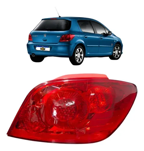 Lanterna Traseira Direita Peugeot 307 2007 08 09 10 11 2012 Direito/passageiro