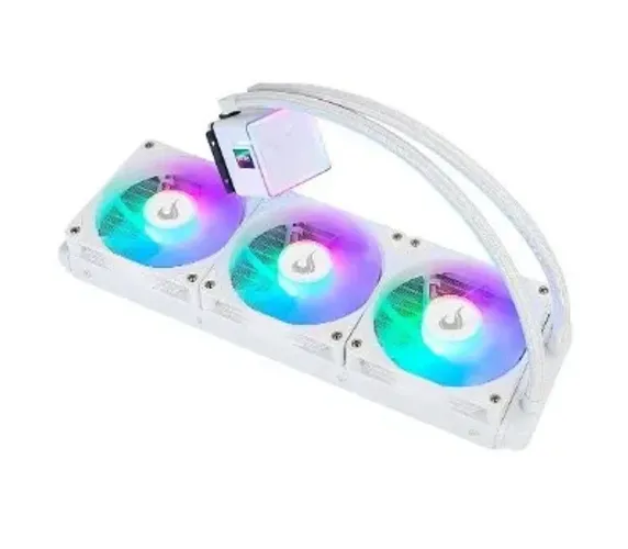 Water Cooler Gamer Rise Mode Frost Argb Rainbow 360mm Branco